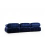 Atelier del Sofa Ugaona garnitura Bubble Velvet Blue L1 O1 1R PUF - slika 2