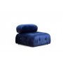 Atelier del Sofa Ugaona garnitura Bubble Velvet Blue L1 O1 1R PUF - slika 3
