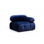 Atelier del Sofa Ugaona garnitura Bubble Velvet Blue L1 O1 1R PUF - slika 5