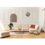 Atelier del Sofa Ugaona garnitura Tulip Corner Right With Pouf Beige - slika 2