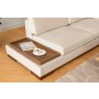 Atelier del Sofa Ugaona garnitura Tulip Corner Right With Pouf Beige - slika 4
