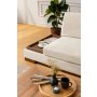 Atelier del Sofa Ugaona garnitura Tulip Corner Right With Pouf Beige - slika 5