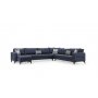 Atelier del Sofa Ugaona garnitura Kristal Rest 3+Corner+3 Anthracite - slika 2