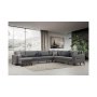Atelier del Sofa Ugaona garnitura Kristal Rest 3+Corner+3 Dark Grey - slika 1