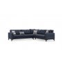 Atelier del Sofa Ugaona garnitura Kristal 3+Corner+2 Anthracite - slika 3