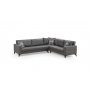 Atelier del Sofa Ugaona garnitura Kristal 3+Corner+2 Dark Grey - slika 2