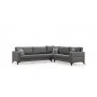 Atelier del Sofa Ugaona garnitura Kristal 3+Corner+2 Dark Grey - slika 3