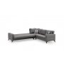 Atelier del Sofa Ugaona garnitura Kristal 3+Corner+2 Dark Grey - slika 4