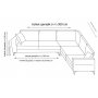 Atelier del Sofa Ugaona garnitura Kristal 3+Corner+2 Light Grey - slika 3