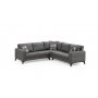 Atelier del Sofa Ugaona garnitura Kristal Rest 2+Corner+2 Dark Grey - slika 3