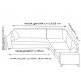 Atelier del Sofa Ugaona garnitura Kristal Rest 2+Corner+2 Dark Grey - slika 5
