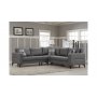 Atelier del Sofa Ugaona garnitura Kristal Rest 2+Corner+2 Dark Grey - slika 1