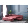 Atelier del Sofa Ugaona garnitura Manama Corner Sofa Bed Left Claret Red - slika 3