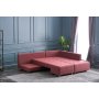 Atelier del Sofa Ugaona garnitura Manama Corner Sofa Bed Right Claret Red - slika 3