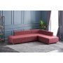 Atelier del Sofa Ugaona garnitura Manama Corner Sofa Bed Right Claret Red - slika 4