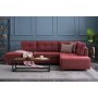 Atelier del Sofa Ugaona garnitura Manama Corner Sofa Bed Right Claret Red - slika 1