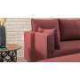 Atelier del Sofa Ugaona garnitura Bella Corner Sofa Right 2 Claret Red - slika 3