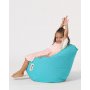 Atelier del Sofa Lazy bag Premium Kids Turquoise - slika 1