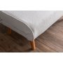 Atelier del Sofa Fotelja Folde Single Teddy Fabric Cream - slika 4