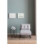 Atelier del Sofa Fotelja Sando Single Teddy Fabric Grey - slika 2