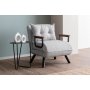 Atelier del Sofa Fotelja Sando Single Teddy Fabric Grey - slika 1