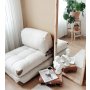 Atelier del Sofa Fotelja Fold Teddy Cream - slika 3