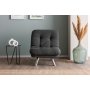 Atelier del Sofa Fotelja Misa Small Solo Dark Grey - slika 2