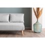Atelier del Sofa Dvosed Folde 2 Seater Teddy Fabric Grey - slika 4