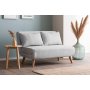 Atelier del Sofa Dvosed Folde 2 Seater Teddy Fabric Grey - slika 1