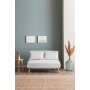 Atelier del Sofa Dvosed Folde 2 Seater Teddy Fabric Cream - slika 3
