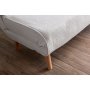 Atelier del Sofa Dvosed Folde 2 Seater Teddy Fabric Cream - slika 4