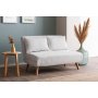 Atelier del Sofa Dvosed Folde 2 Seater Teddy Fabric Cream - slika 1
