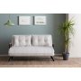 Atelier del Sofa Dvosed Sando 2 Seater Teddy Fabric Cream - slika 2