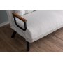 Atelier del Sofa Dvosed Sando 2 Seater Teddy Fabric Cream - slika 4