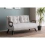 Atelier del Sofa Dvosed Sando 2 Seater Teddy Fabric Cream - slika 1