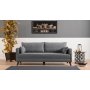 Atelier del Sofa Trosed Bella Sofa Bed Grey - slika 1