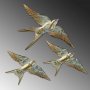 WALLXPERT Zidna dekoracija Flying Swallow 1 - slika 4