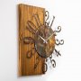 WALLXPERT Zidni sat Wooden Clock 7 A - slika 5