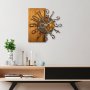 WALLXPERT Zidni sat Wooden Clock 7 A - slika 1
