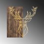 WALLXPERT Zidna dekoracija Deer1 Gold - slika 4