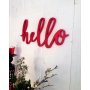 WALLXPERT Zidna dekoracija Red Hello - slika 2