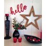 WALLXPERT Zidna dekoracija Red Hello - slika 4