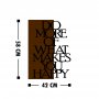 WALLXPERT Zidna dekoracija Do More Of What Makes You Happy - slika 3