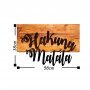 WALLXPERT Zidna dekoracija Hakuna Matata - slika 3