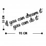 WALLXPERT Zidna dekoracija If You Can Dream It You Can Do It - slika 3