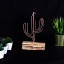 WALLXPERT Stona dekoracija Cactus Mini Bronze - slika 2