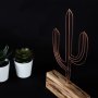 WALLXPERT Stona dekoracija Cactus Mini Bronze - slika 3
