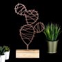 WALLXPERT Stona dekoracija Cactus Round Bronze - slika 2
