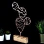 WALLXPERT Stona dekoracija Cactus Round Bronze - slika 3