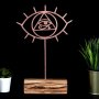 WALLXPERT Stona dekoracija Eye Bronze - slika 1